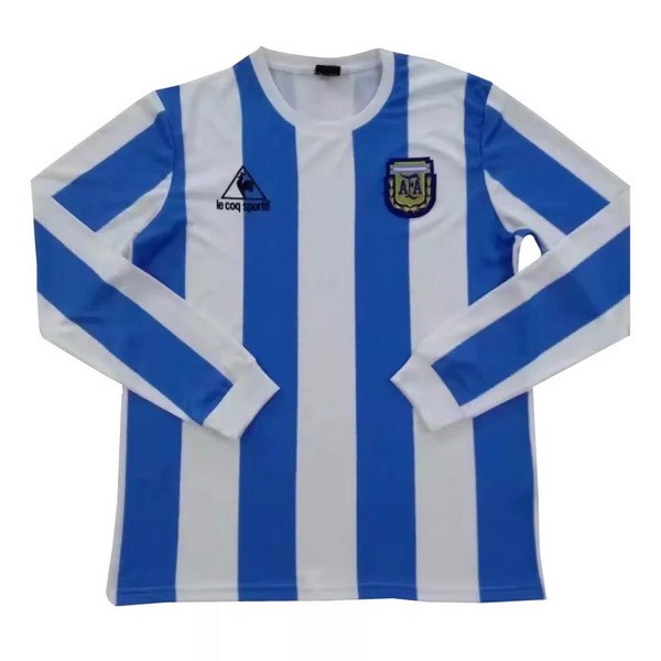 Camiseta Argentina Primera Equipo ML Retro 1986 Azul